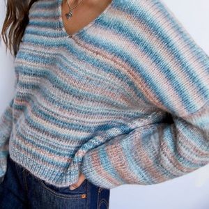 NWT Urban Outfitters Drop Shoulder V-neck Sweater